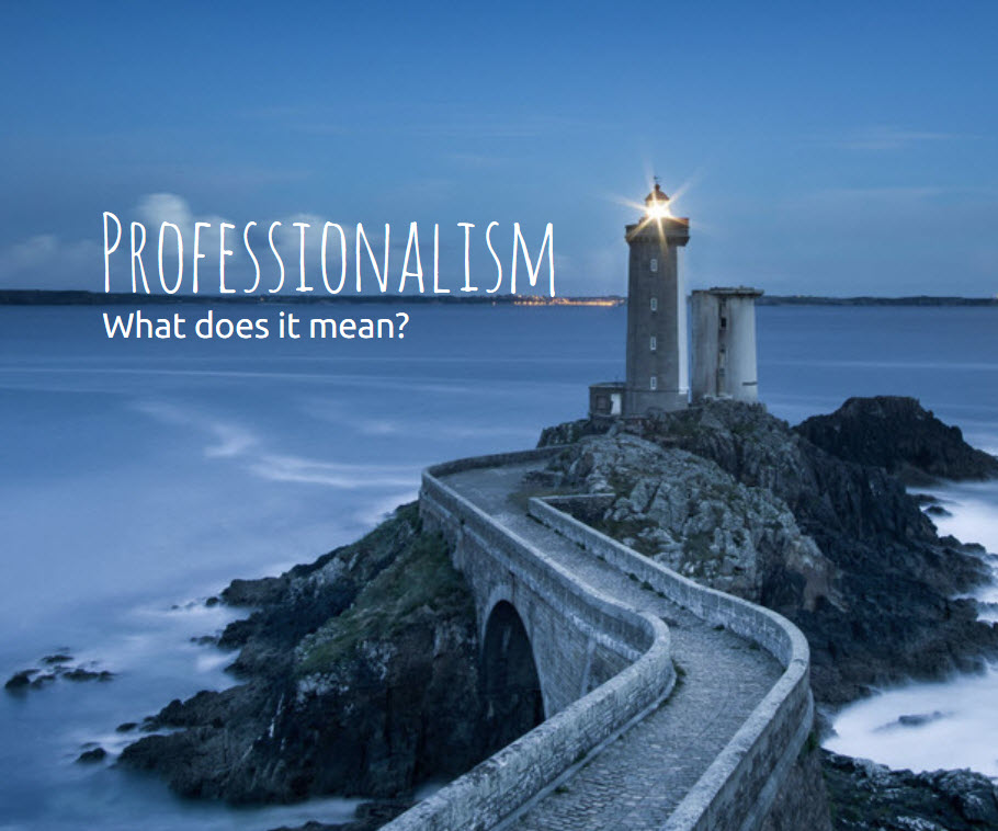 Professionalism – What does it mean?