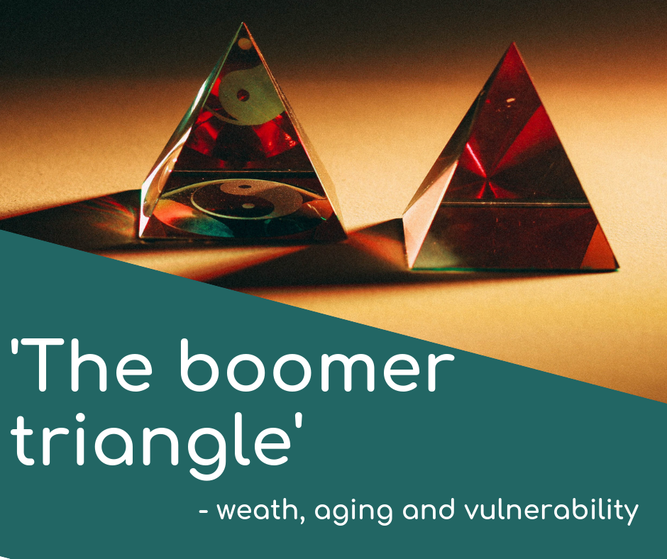 'The boomer triangle' – wealth, ageing and vulnerability