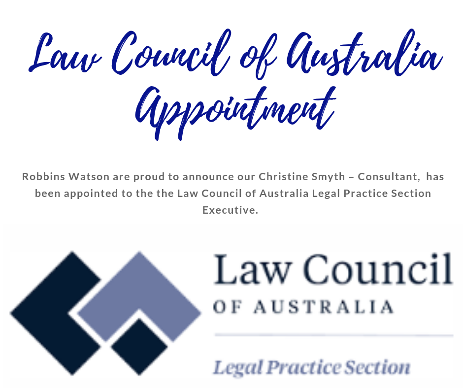 LAW COUNCIL OF AUSTRALIA APPOINTMENT