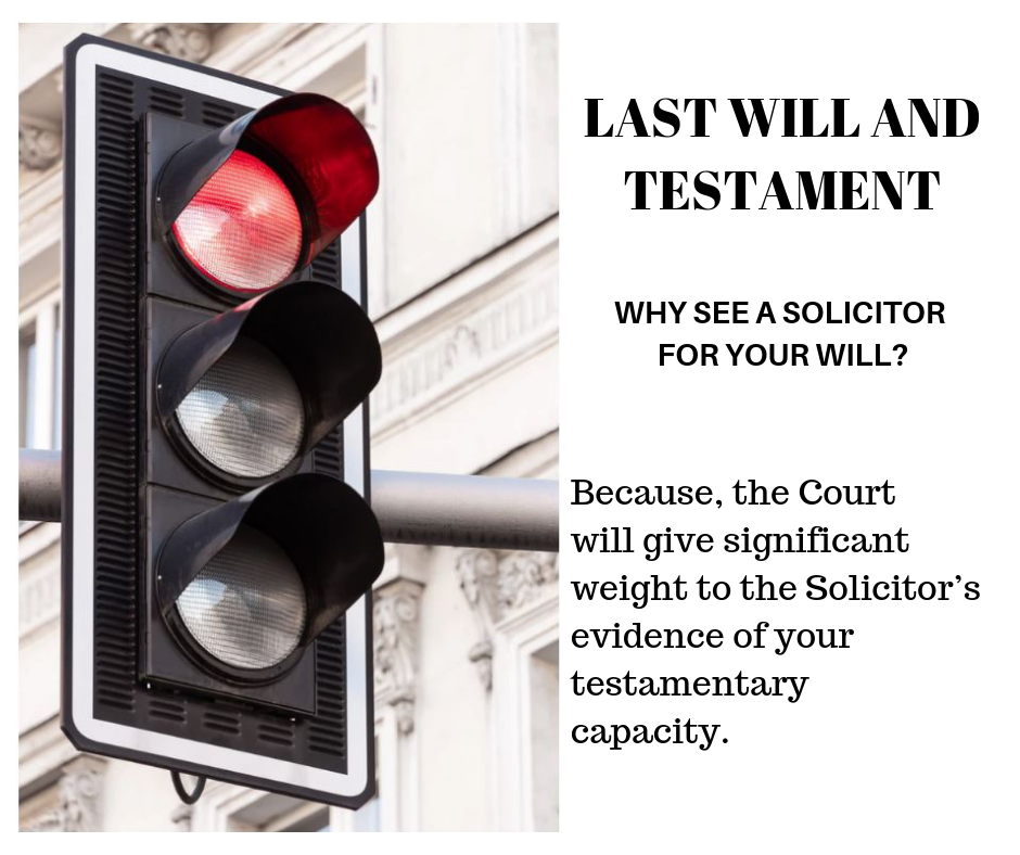 Why see a Solicitor for your Will?